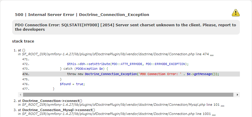 How to solve PDO Connection Error: SQLSTATE[HY000] [2054] Server 