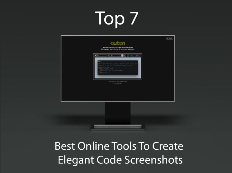前 7 名：创建优雅代码截图的最佳在线工具