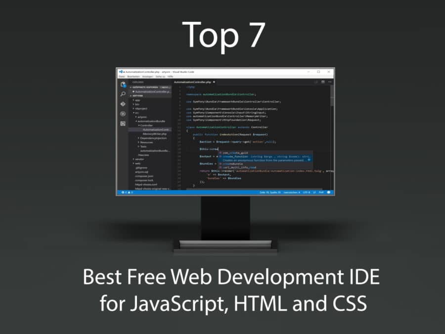 Top 7 Best Free Web Development Ide For Javascript Html And Css Our Code World