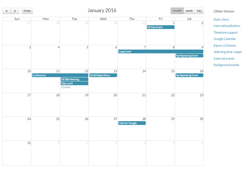 Top 5 Best Jquery Scheduler And Events Calendar For Web Applications Our Code World