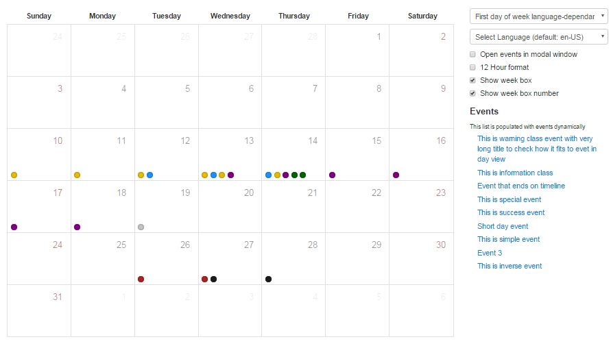 Top 5 Best Jquery Scheduler And Events Calendar For Web Applications Our Code World