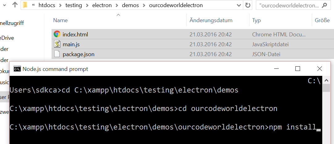 create windows installer for electron app