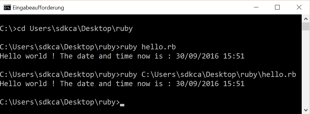 Как установить ruby на windows