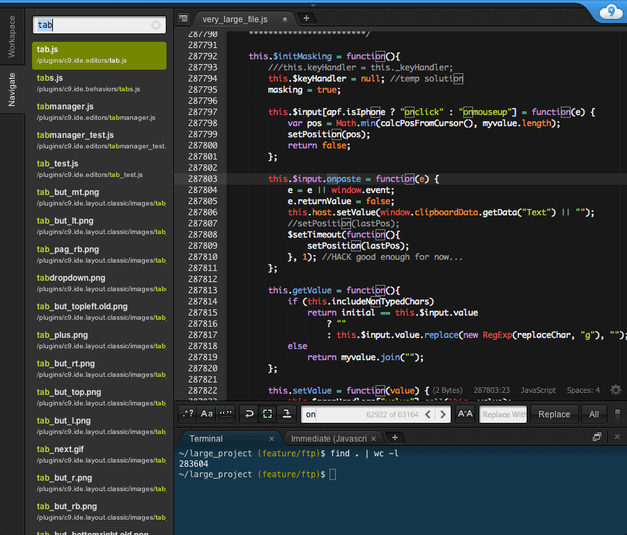 Web code editor