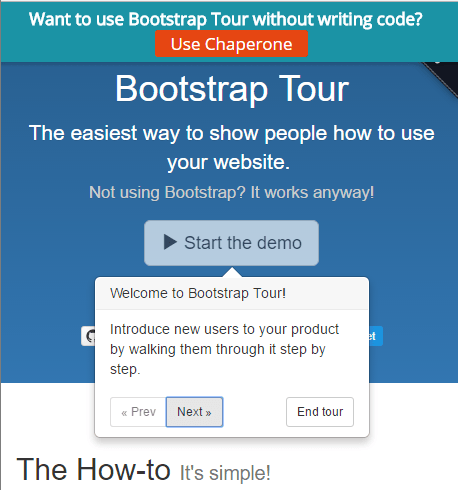 Bootstrap Tour
