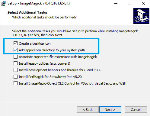 Add Imagick to the PATH in Windows