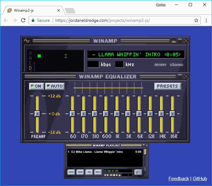 Winamp2-js: a reimplementation of Winamp 2.9 in HTML5 and Javascript ...