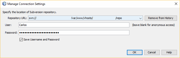 configure svn repo for netbeans project