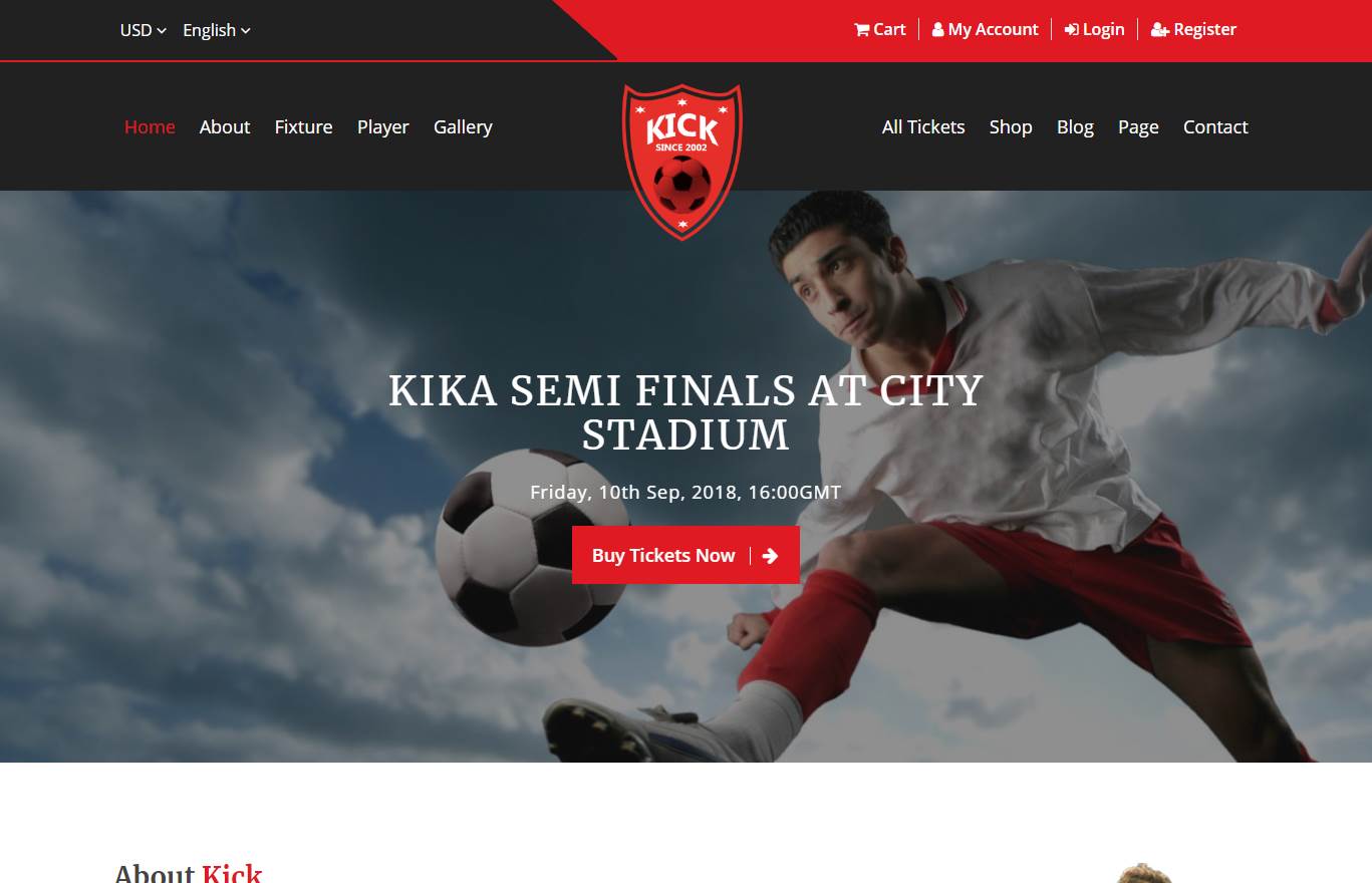 Top 5 Best Premium Soccer & Football Club Website Templates Our Code