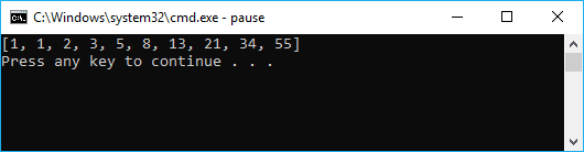 Fibonacci Swift Output