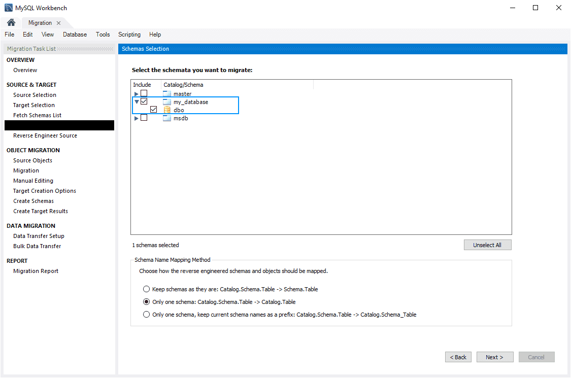 how to backup sql server database workbench