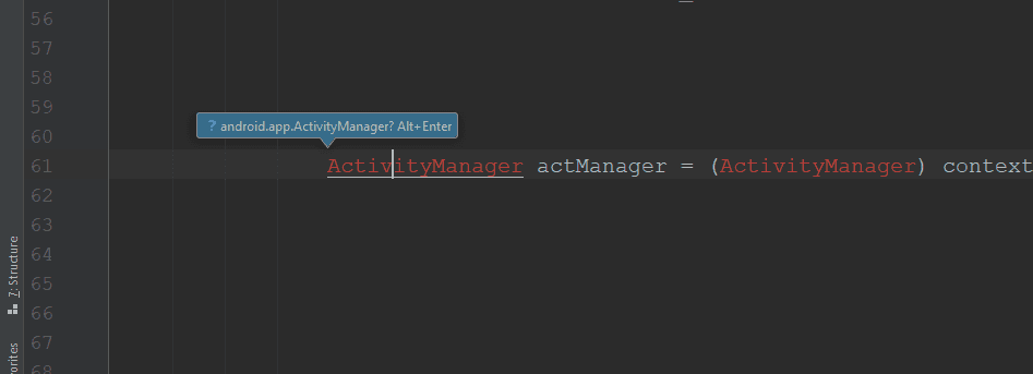 How to resolve Android Studio Error: Cannot resolve symbol 'Activity  Manager' | Our Code World