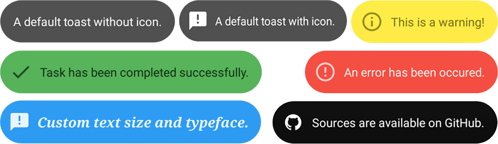 Top 7: Best Android Native Toast Notification Replacement Libraries | Our  Code World