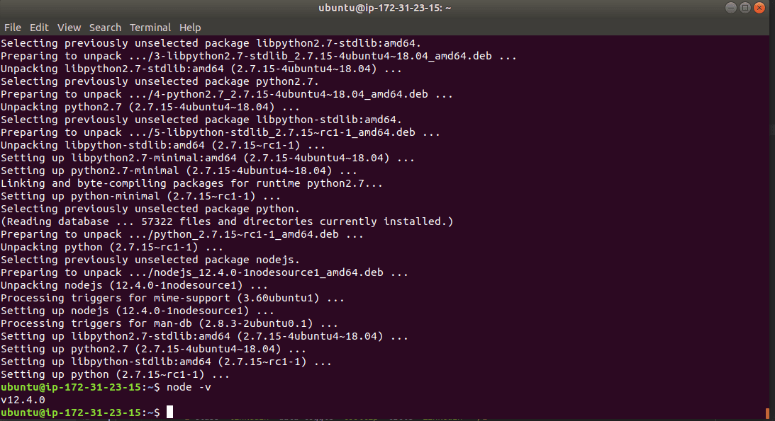 installing drupal on aws ec2 using command line