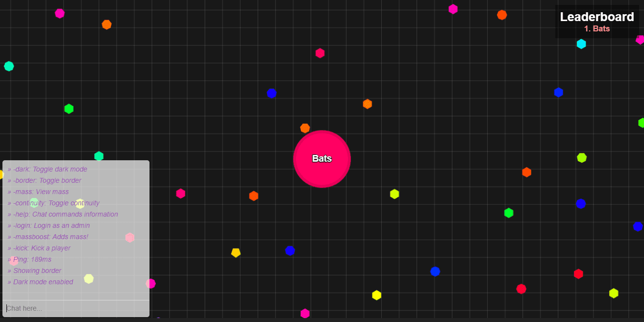 GitHub - jeffpalmeri/agar.io-clone: Real time, multi-player game made with  Socket.io