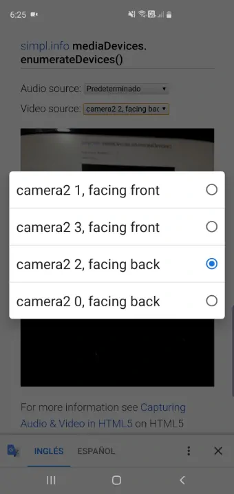 How to switch from front camera to rear camera (facing back) with  JavaScript (HTML5) in the Browser | Our Code World