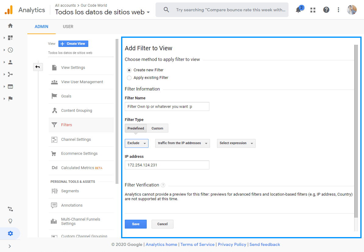 exclude ip awstats