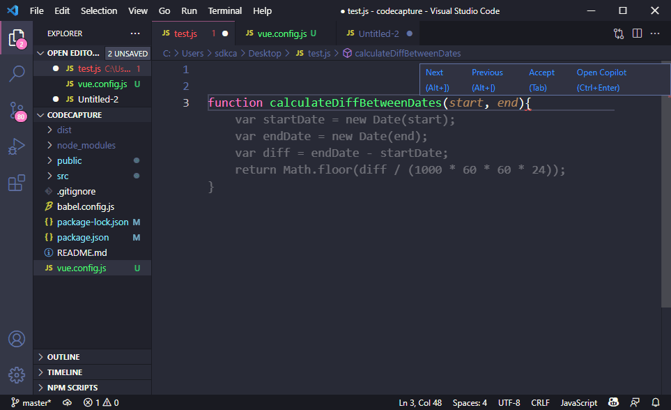 visual studio code copilot